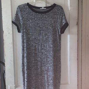 Black and grey dress